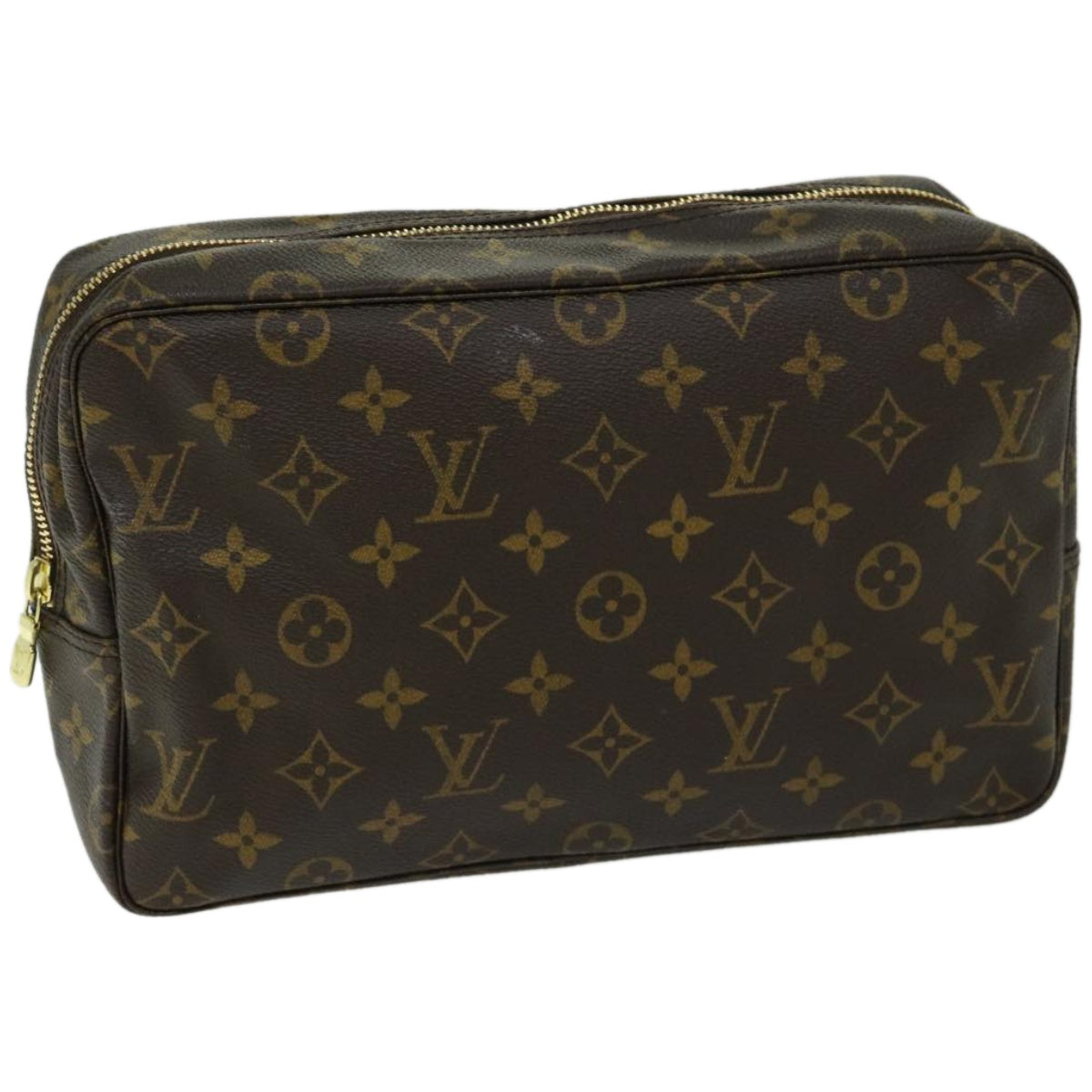 LOUIS VUITTON Monogram Trousse Toilette 28 Clutch Bag M47522 LV Auth fm3230