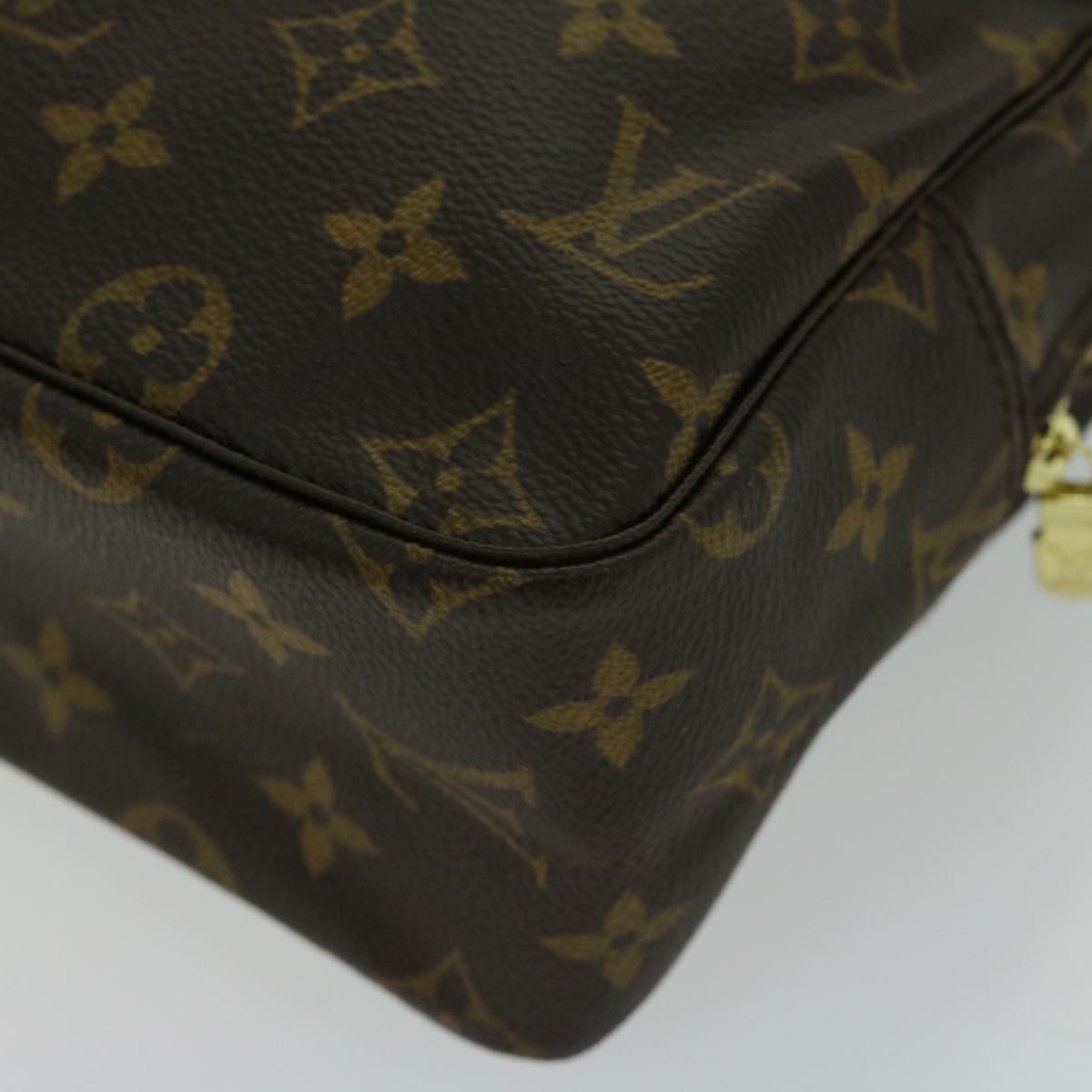 LOUIS VUITTON Monogram Trousse Toilette 28 Clutch Bag M47522 LV Auth fm3230