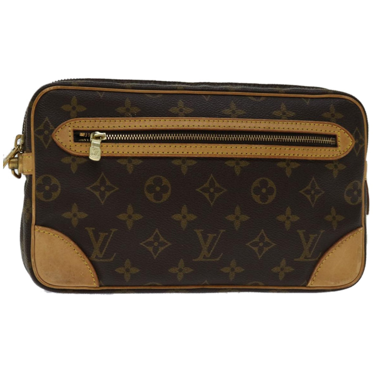 LOUIS VUITTON Monogram Marly Dragonne GM Clutch Bag M51825 LV Auth fm3231