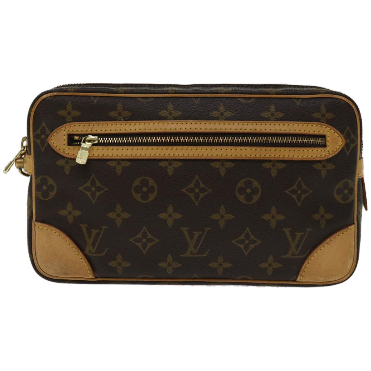 LOUIS VUITTON Monogram Marly Dragonne GM Clutch Bag M51825 LV Auth fm3231