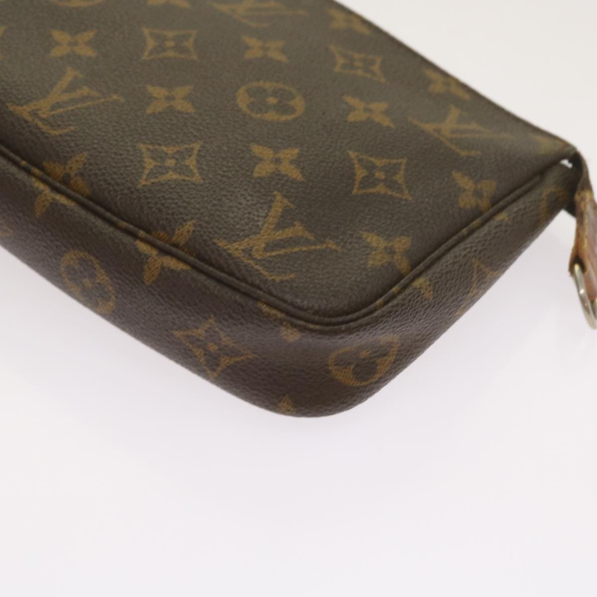 LOUIS VUITTON Monogram Pochette Accessoires Pouch M51980 LV Auth fm3237