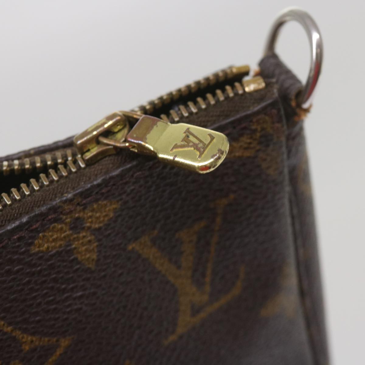 LOUIS VUITTON Monogram Pochette Accessoires Pouch M51980 LV Auth fm3237