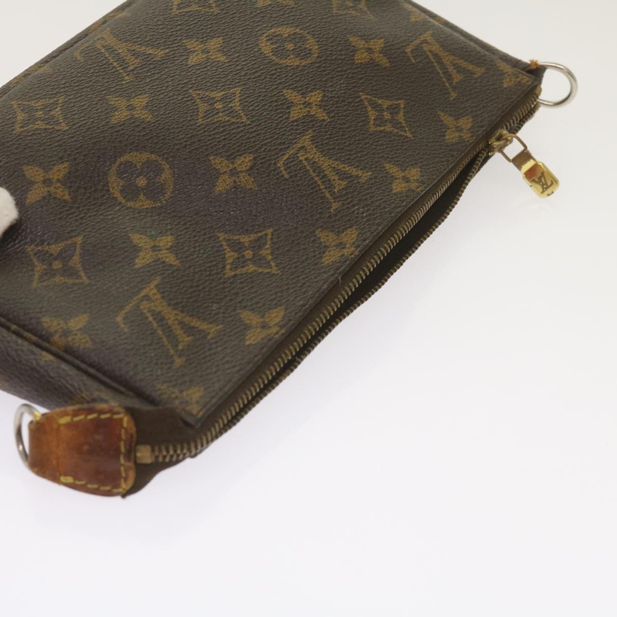 LOUIS VUITTON Monogram Pochette Accessoires Pouch M51980 LV Auth fm3237