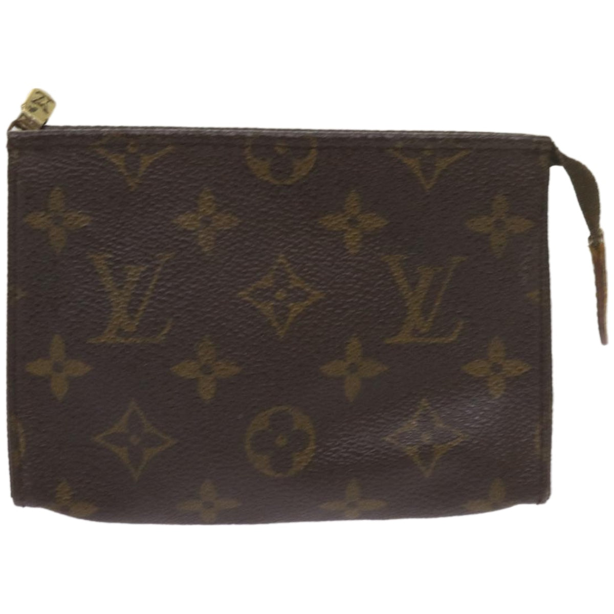 LOUIS VUITTON Monogram Poche Toilette 15 Pouch M47546 LV Auth fm3240