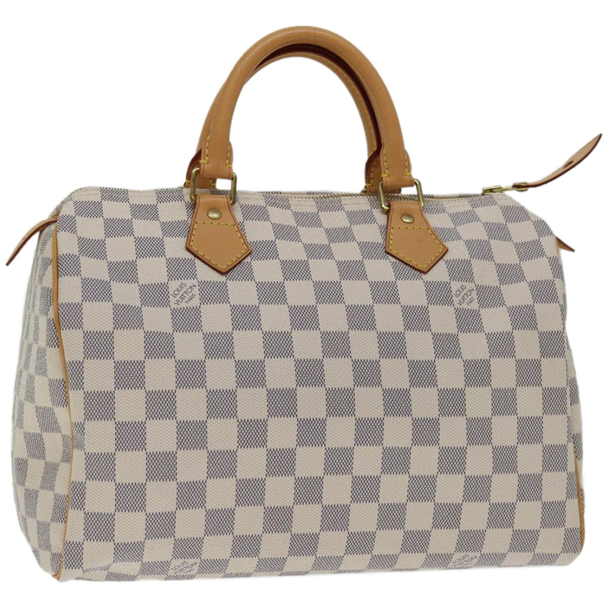 LOUIS VUITTON Damier Azur Speedy 30 Hand Bag N41533 LV Auth fm3254A