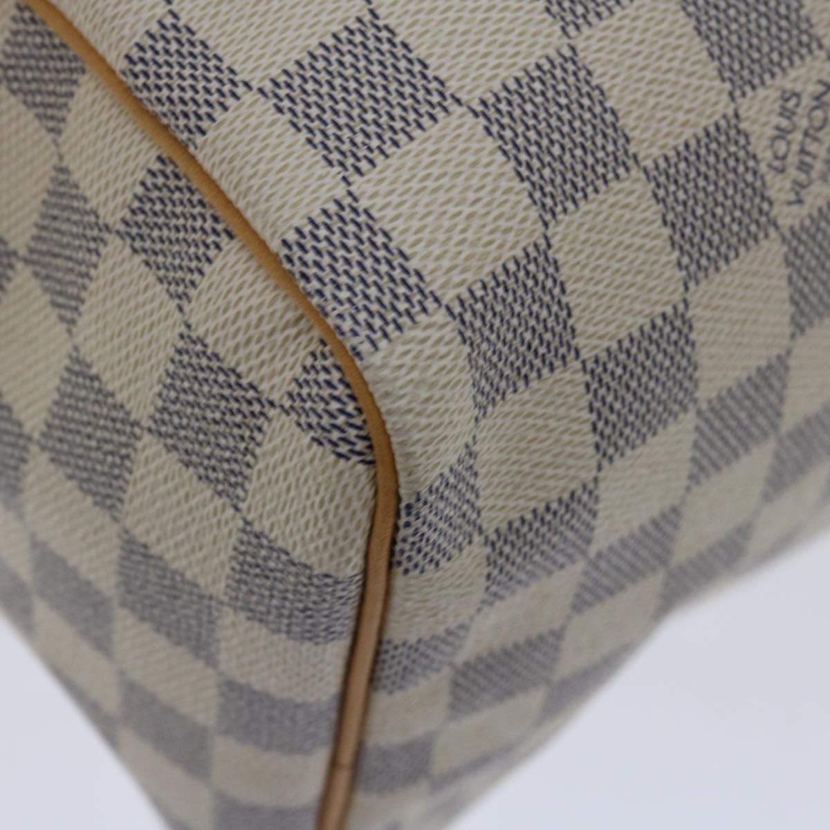 LOUIS VUITTON Damier Azur Speedy 30 Hand Bag N41533 LV Auth fm3254A