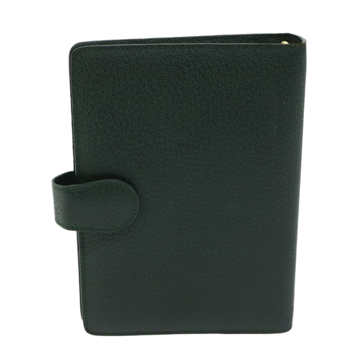 GUCCI Day Planner Cover Leather Green Auth fm3303