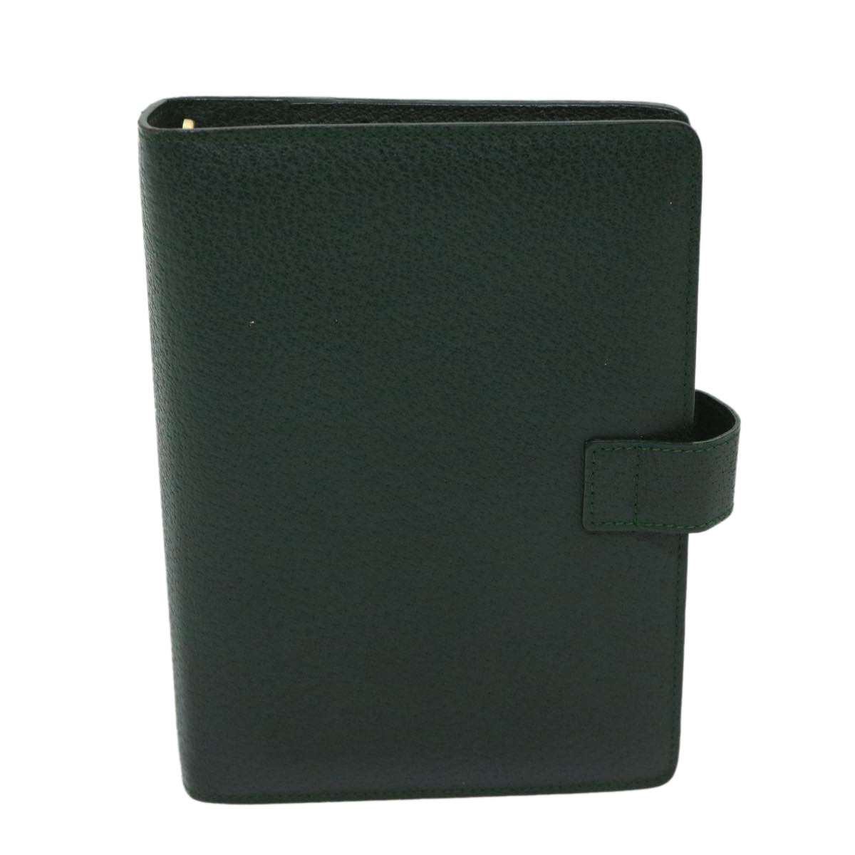 GUCCI Day Planner Cover Leather Green Auth fm3303