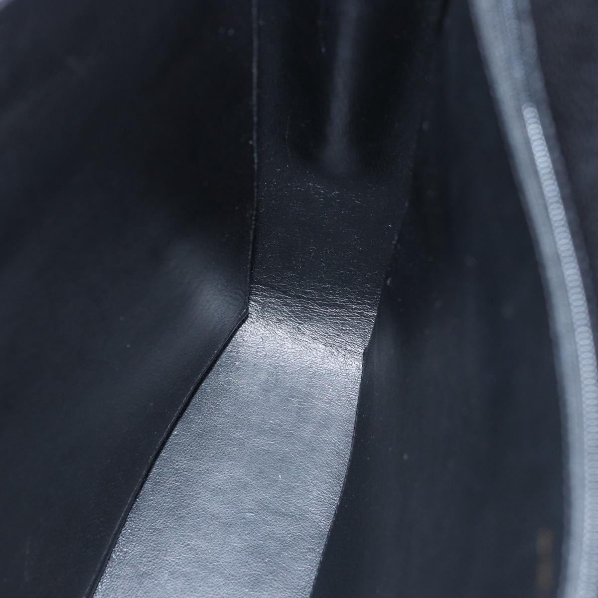 CHANEL Big Matelasse Chain Shoulder Bag Calf Skin Black CC Auth fm3373AV