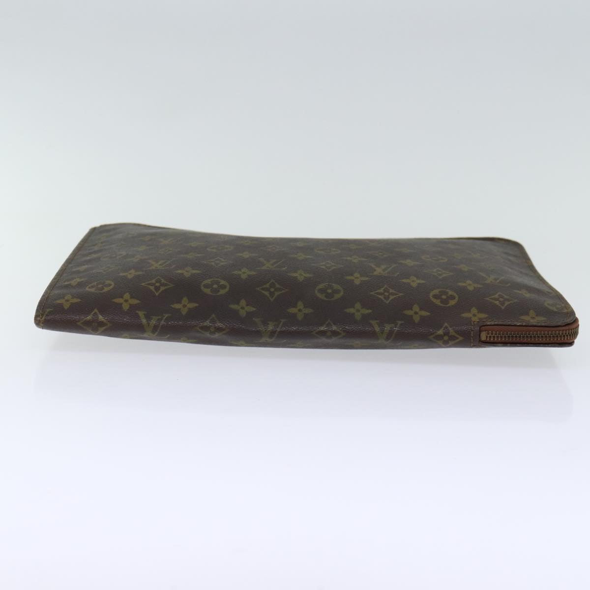 LOUIS VUITTON Monogram Poche Document Briefcase Vintage M53400 LV Auth fm3397