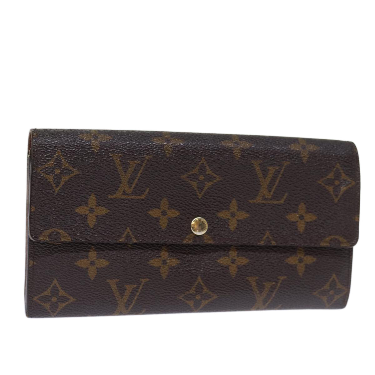 LOUIS VUITTON Monogram Portefeuille Sarah Long Wallet M60531 LV Auth fm3445