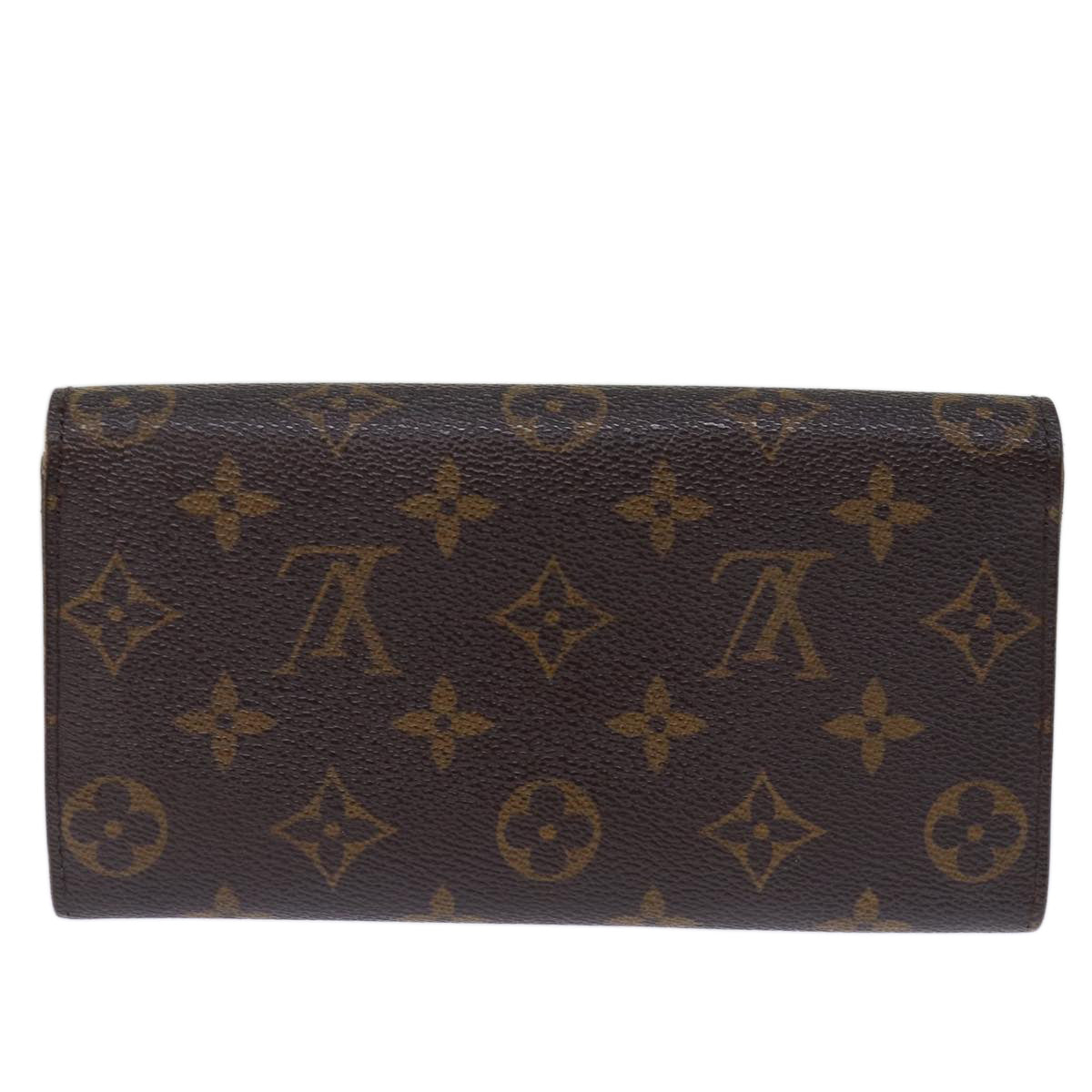 LOUIS VUITTON Monogram Portefeuille Sarah Long Wallet M60531 LV Auth fm3445