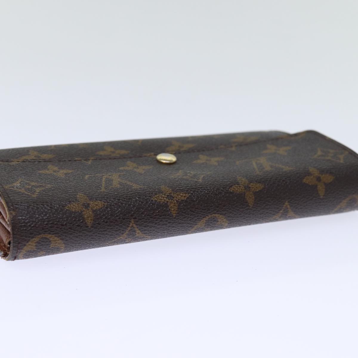 LOUIS VUITTON Monogram Portefeuille Sarah Long Wallet M60531 LV Auth fm3445