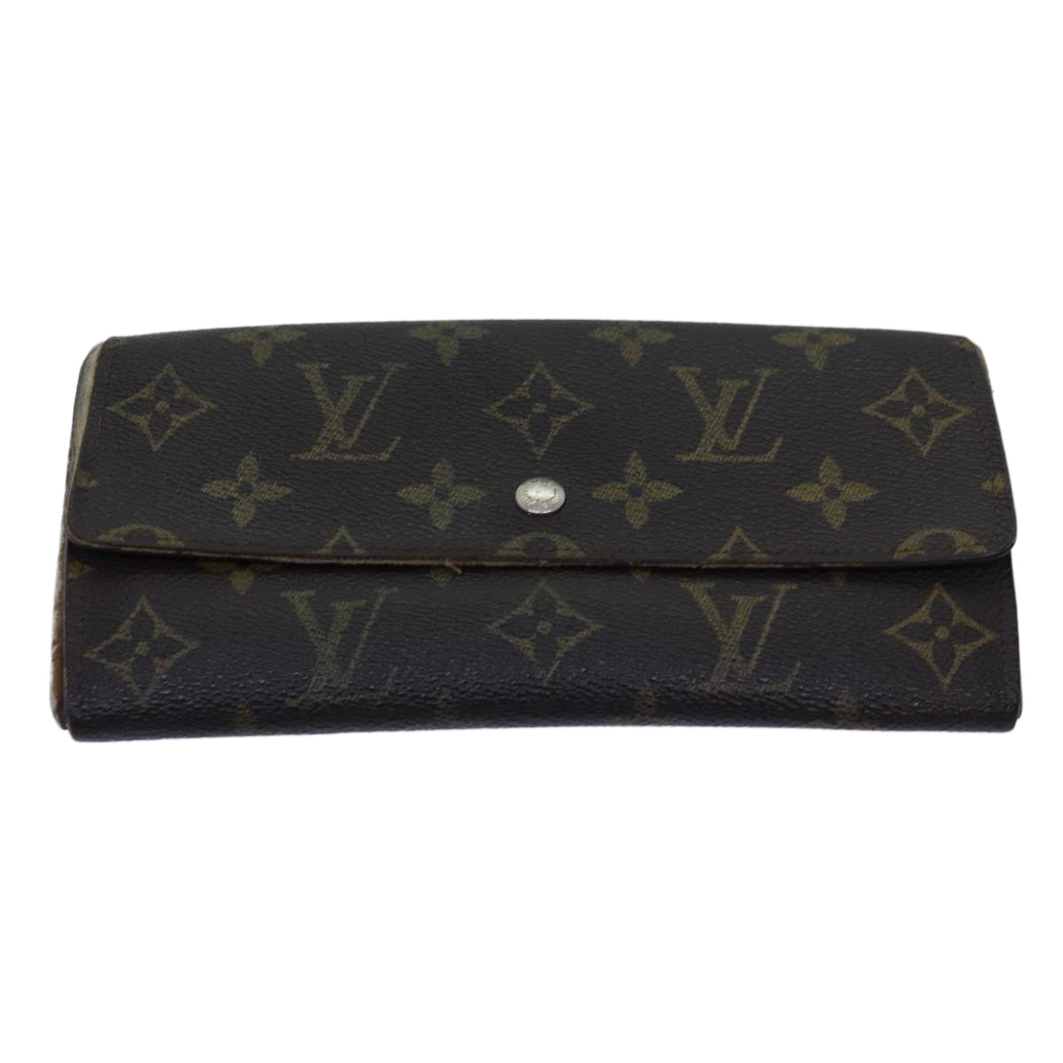 LOUIS VUITTON Monogram Long Wallet 4Set LV Auth fm3450