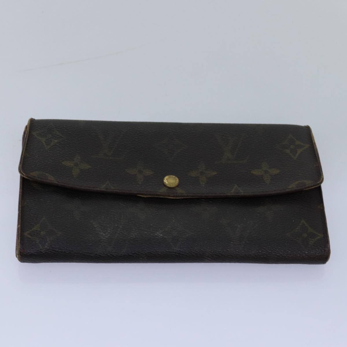 LOUIS VUITTON Monogram Long Wallet 4Set LV Auth fm3450