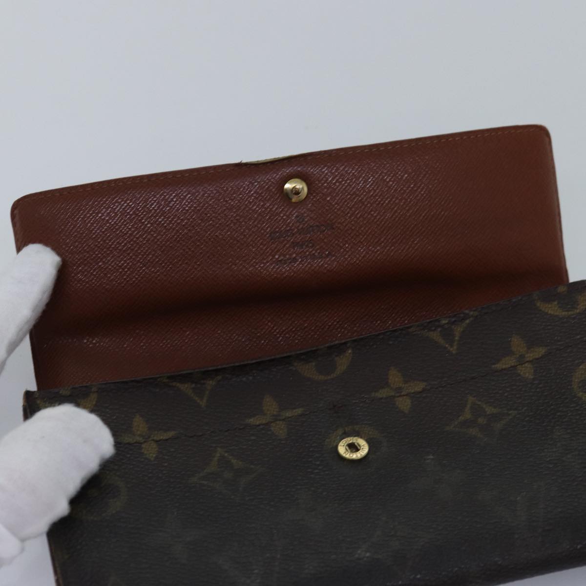 LOUIS VUITTON Monogram Long Wallet 4Set LV Auth fm3450