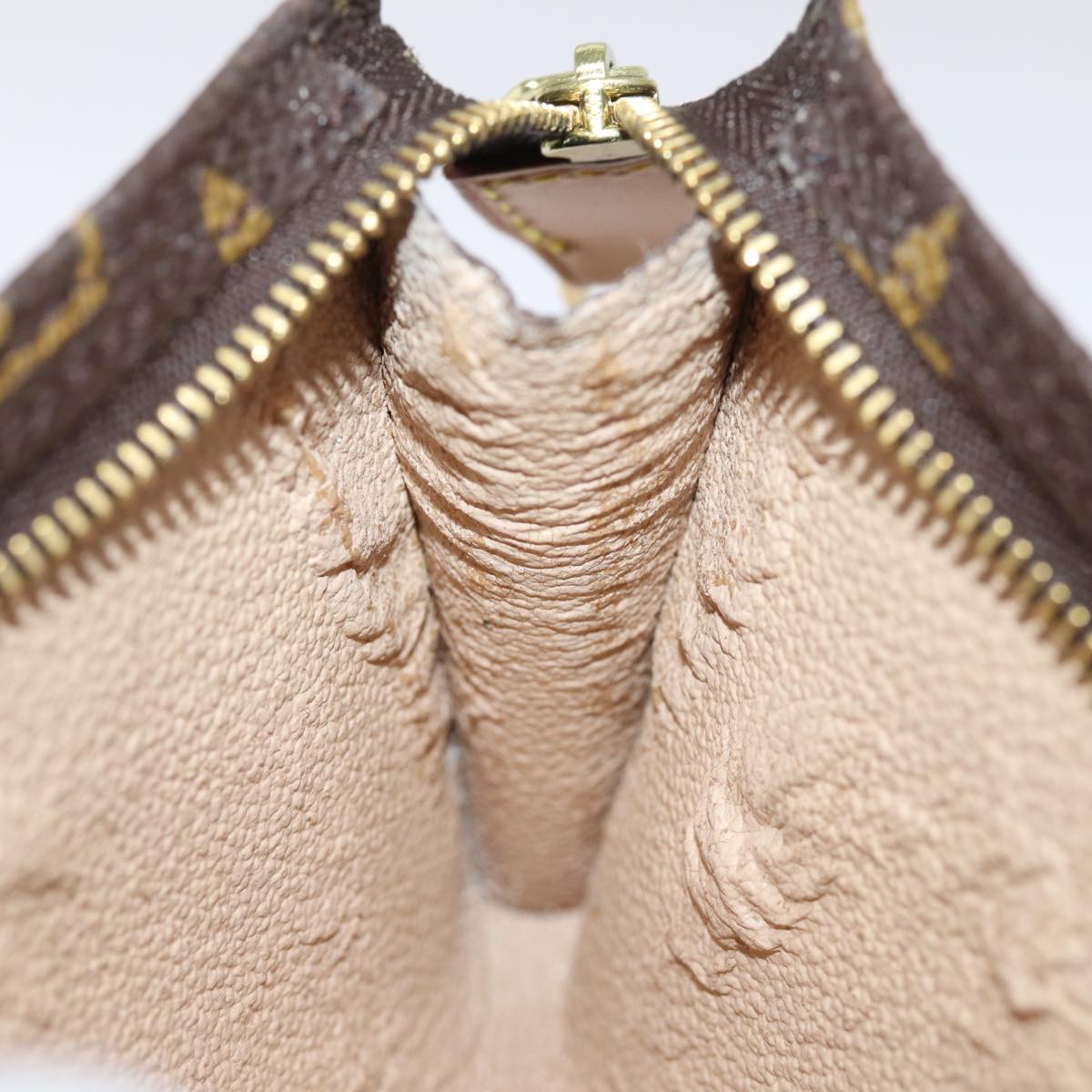 LOUIS VUITTON Monogram Bucket PM Pouch Accessory Pouch LV Auth fm3453