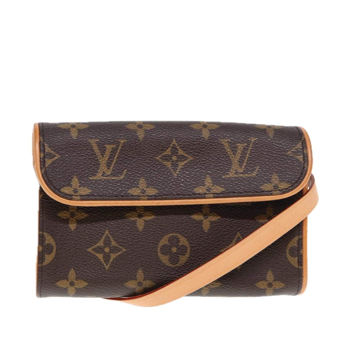 LOUIS VUITTON Monogram Pochette Florentine Waist bag M51855 LV Auth fm3455