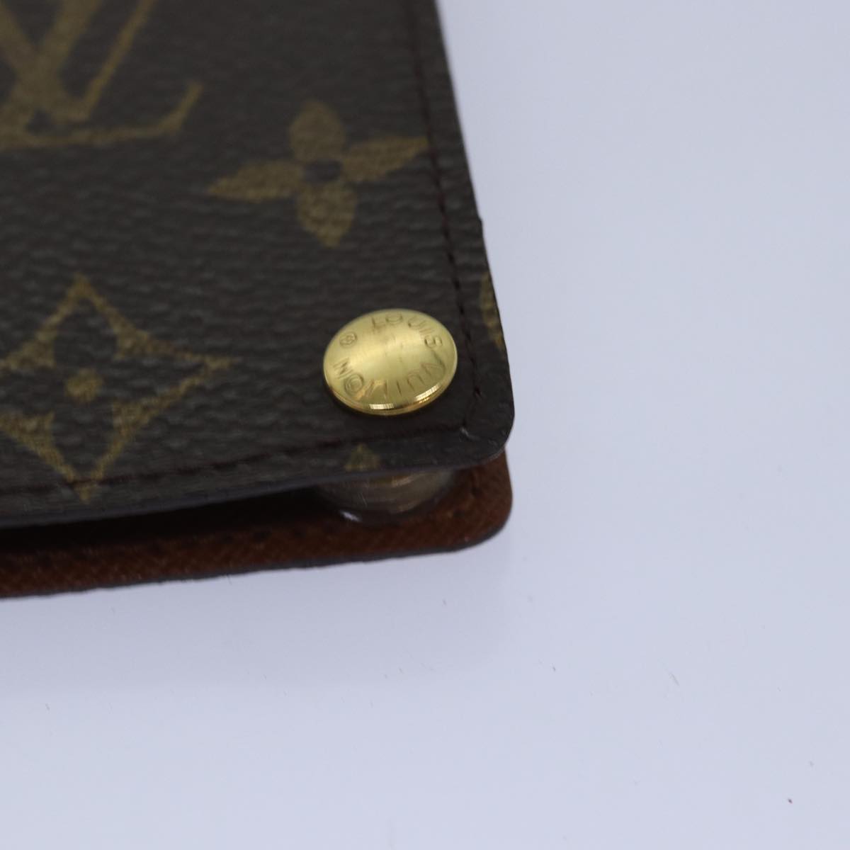 LOUIS VUITTON Monogram Porte Cartes Credit Pression Case M60937 LV Auth fm3474