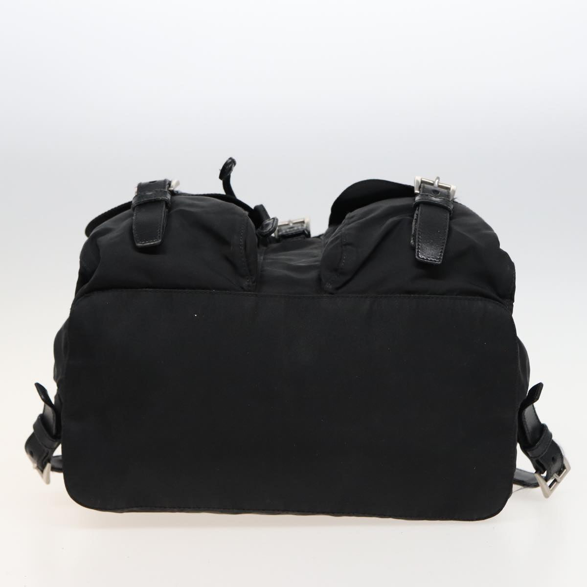 PRADA Backpack Nylon Black Auth fm3520