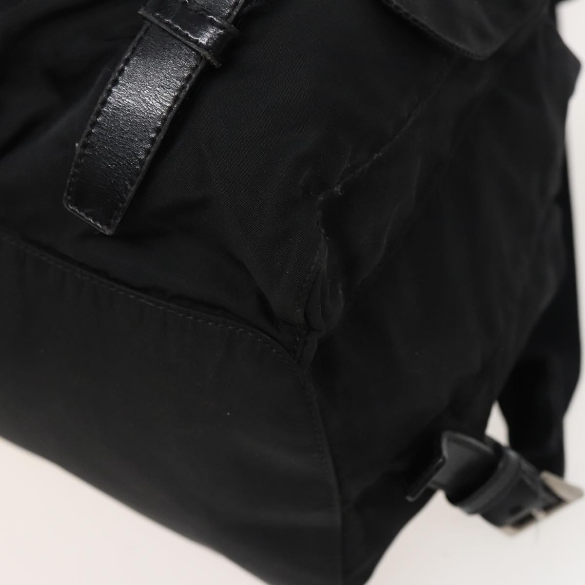 PRADA Backpack Nylon Black Auth fm3520