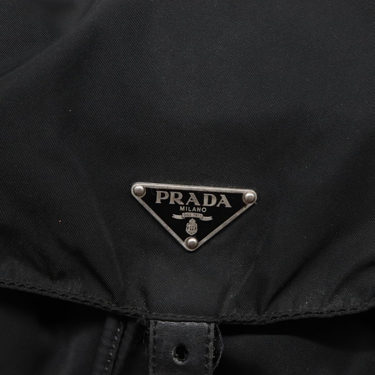 PRADA Backpack Nylon Black Auth fm3520