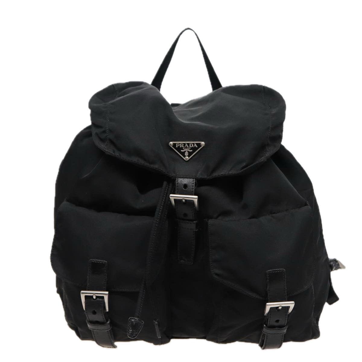 PRADA Backpack Nylon Black Auth fm3520