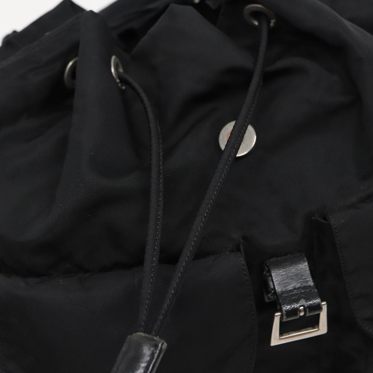 PRADA Backpack Nylon Black Auth fm3520