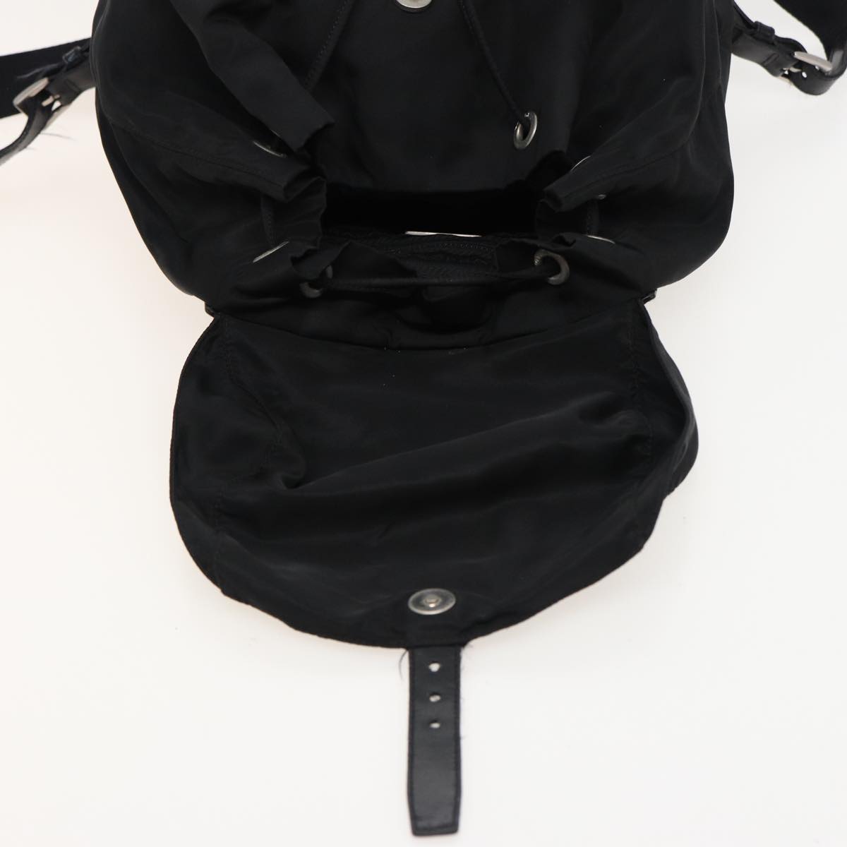 PRADA Backpack Nylon Black Auth fm3520