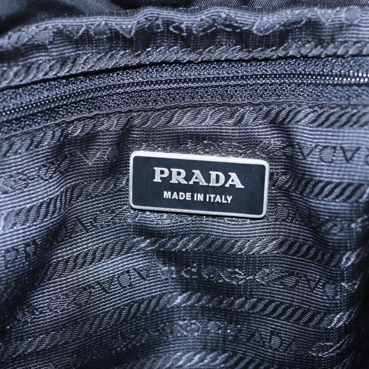 PRADA Backpack Nylon Black Auth fm3520