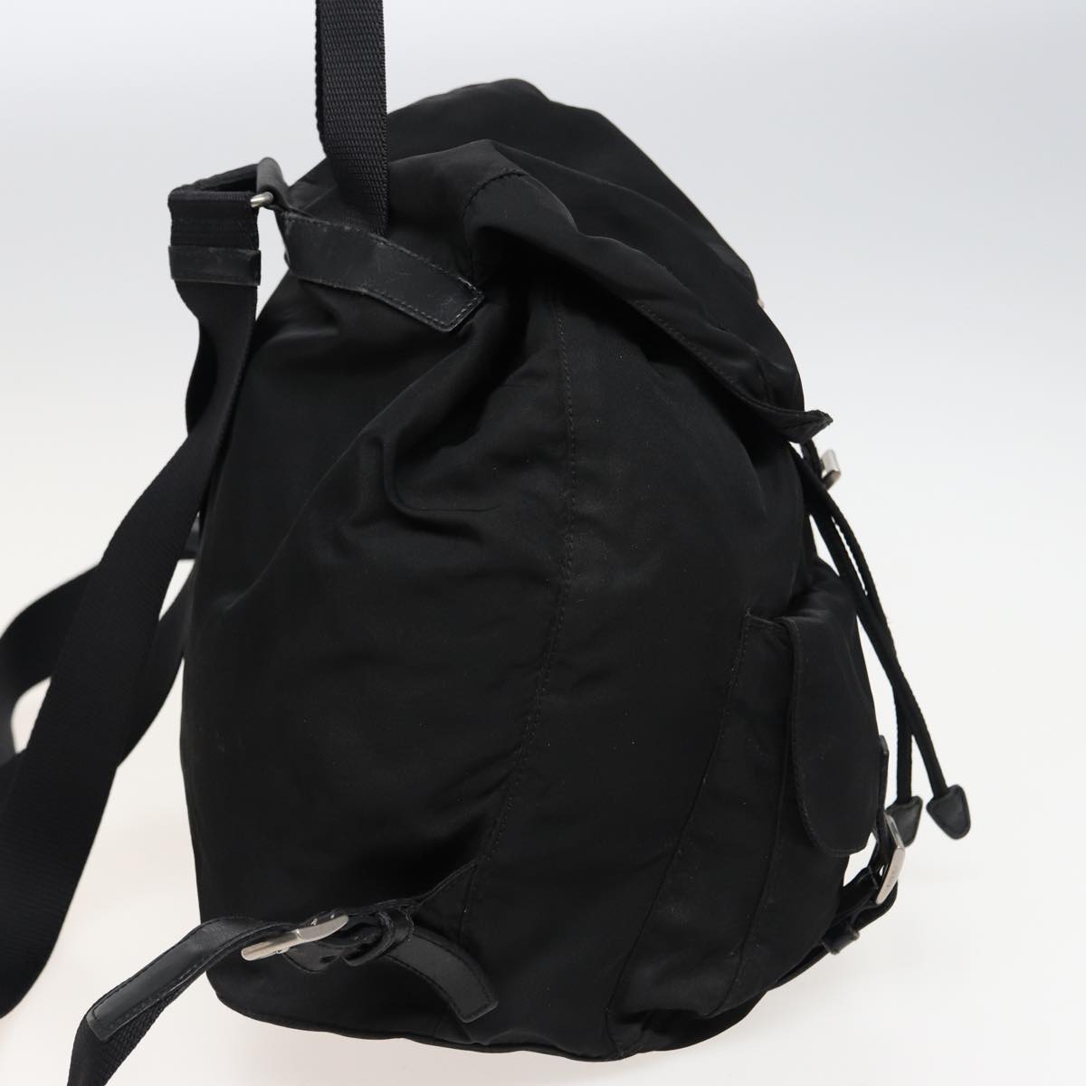 PRADA Backpack Nylon Black Auth fm3520