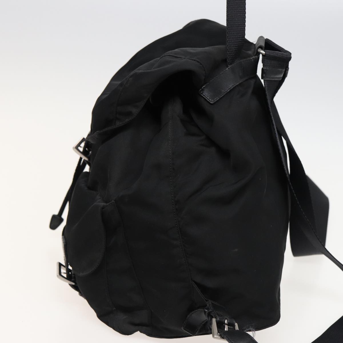 PRADA Backpack Nylon Black Auth fm3520