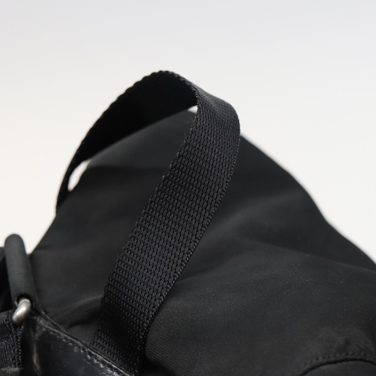 PRADA Backpack Nylon Black Auth fm3520