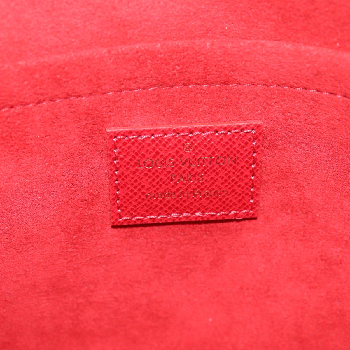 LOUIS VUITTON Damier Ebene Pochette Felice Shoulder Wallet N63032 Auth fm3540SM