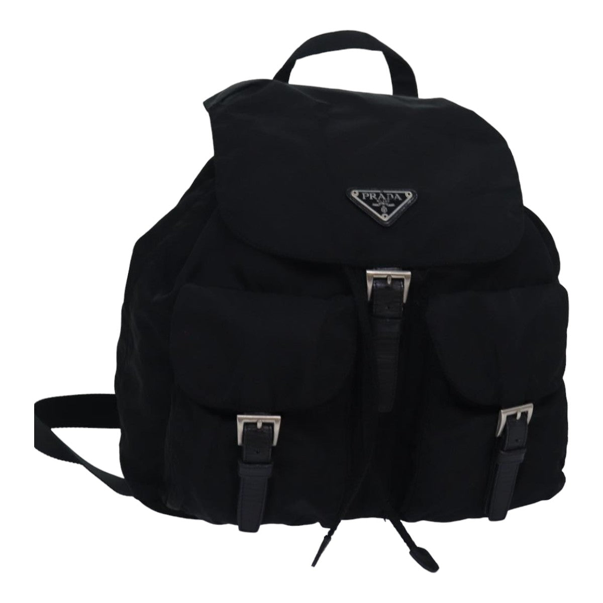 PRADA Backpack Nylon Black Auth fm3620