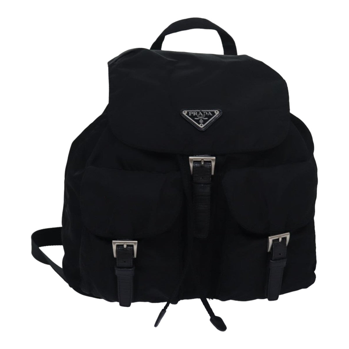 PRADA Backpack Nylon Black Auth fm3620