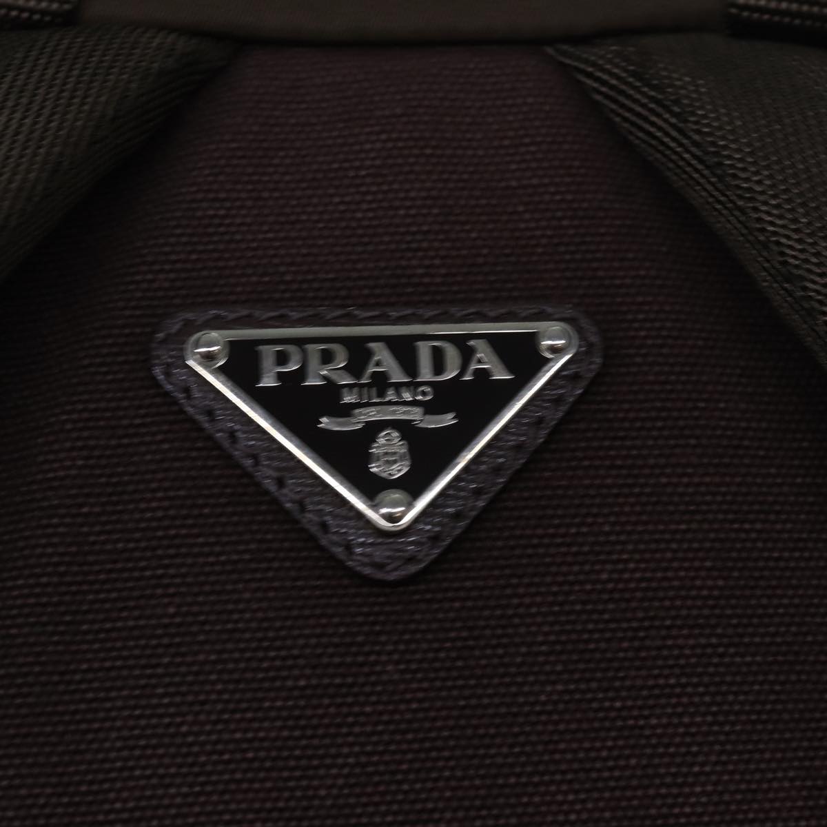 PRADA Backpack Nylon Khaki Auth fm3621