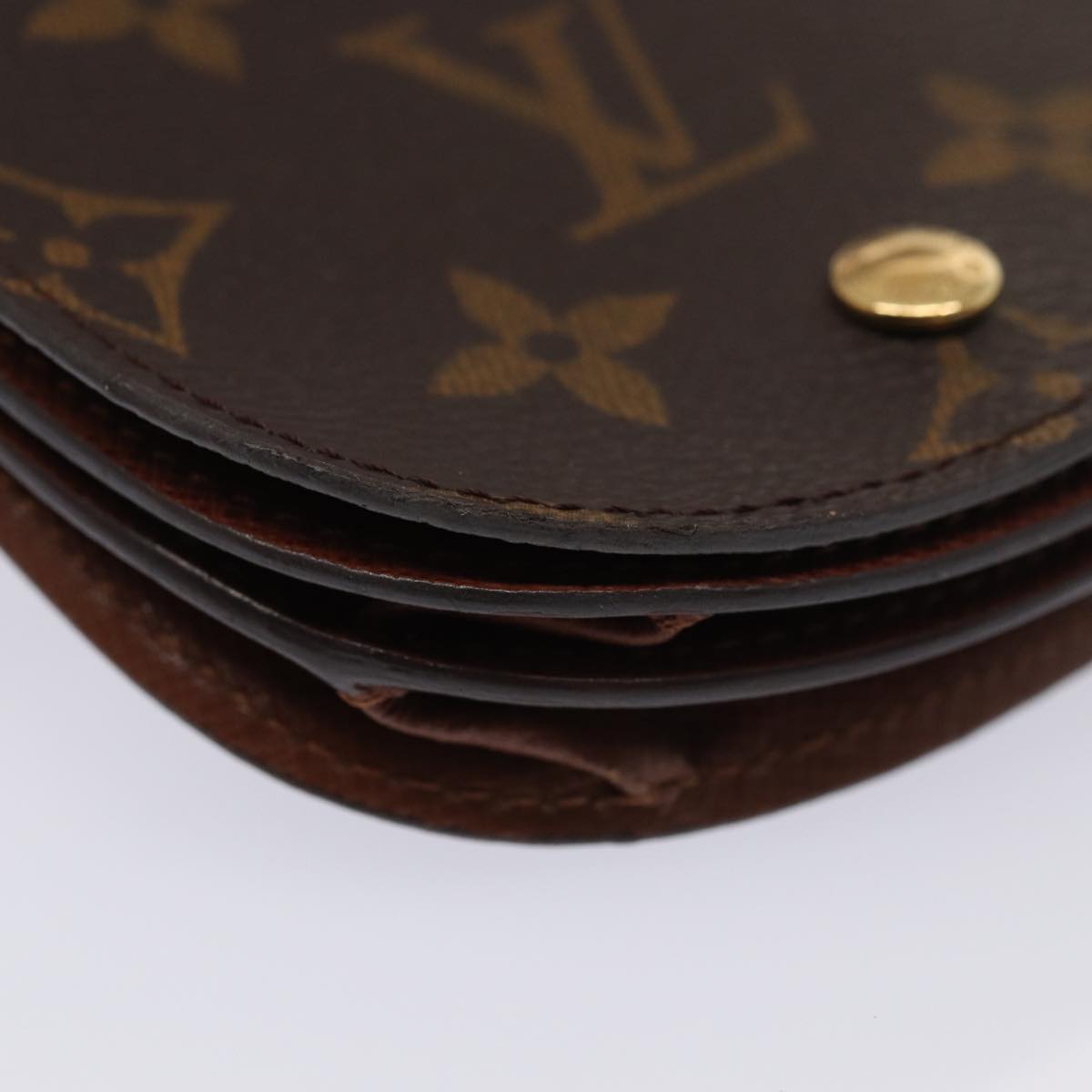 LOUIS VUITTON Monogram Coin Purse 4Set LV Auth fm3675