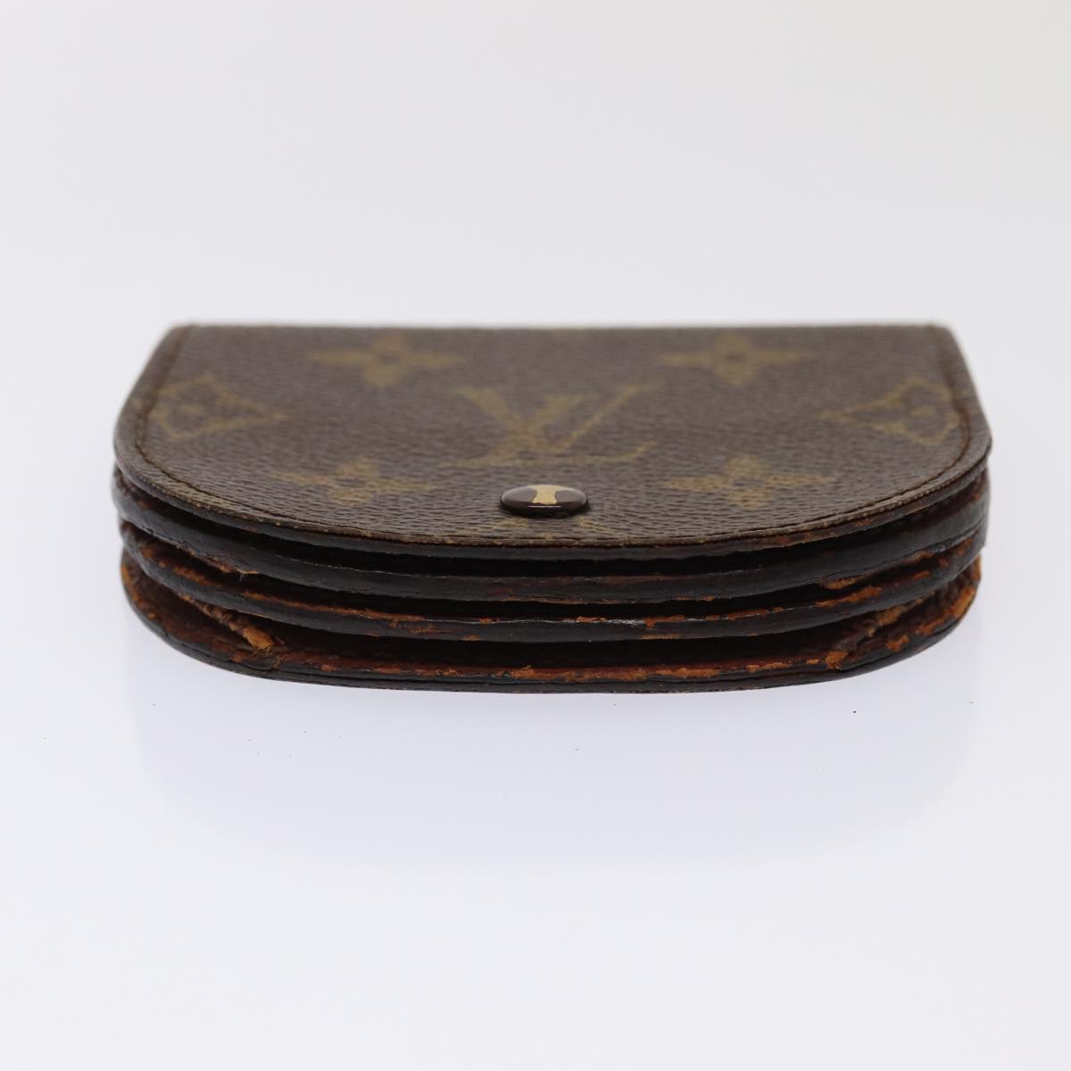 LOUIS VUITTON Monogram Coin Purse 4Set LV Auth fm3675