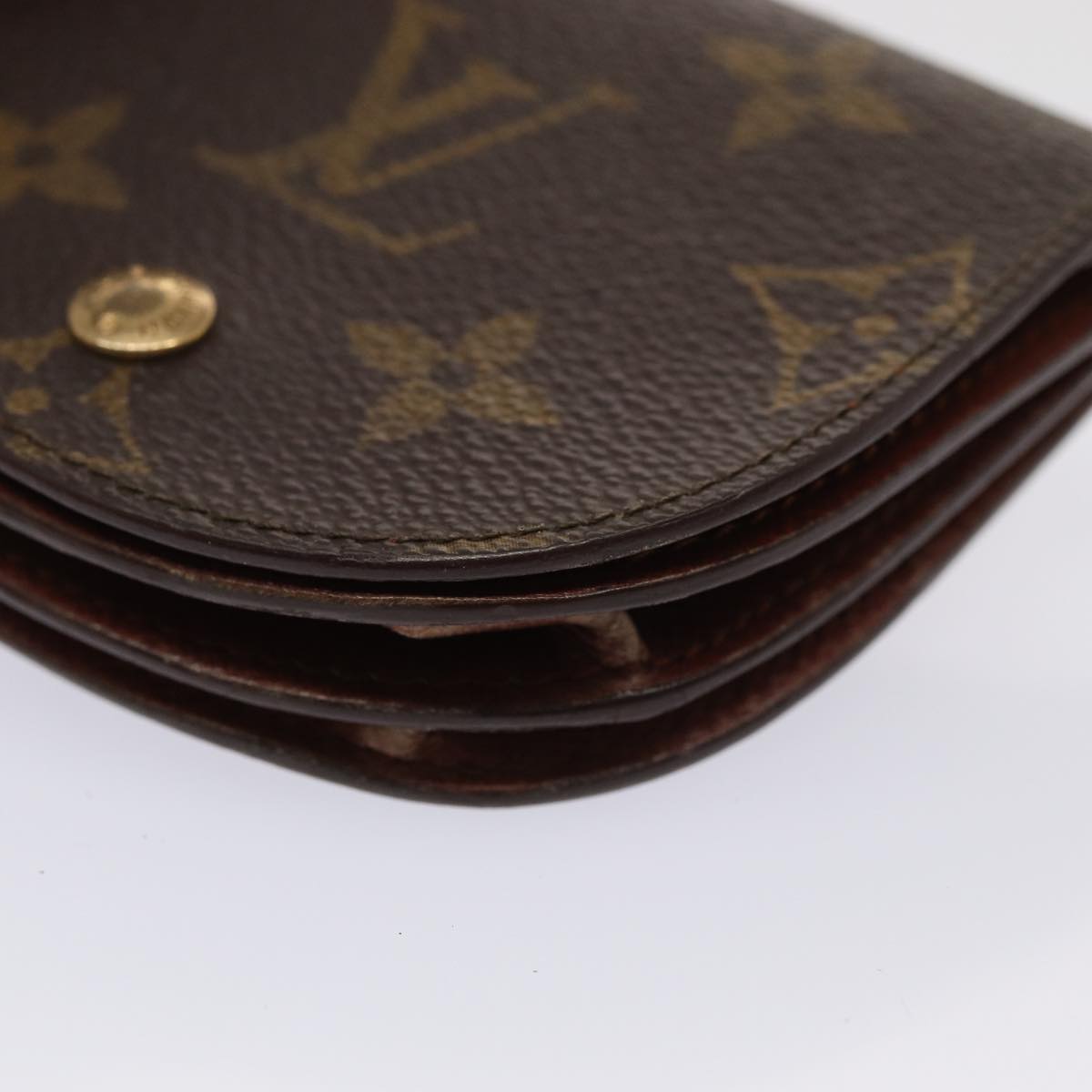 LOUIS VUITTON Monogram Coin Purse 4Set LV Auth fm3675