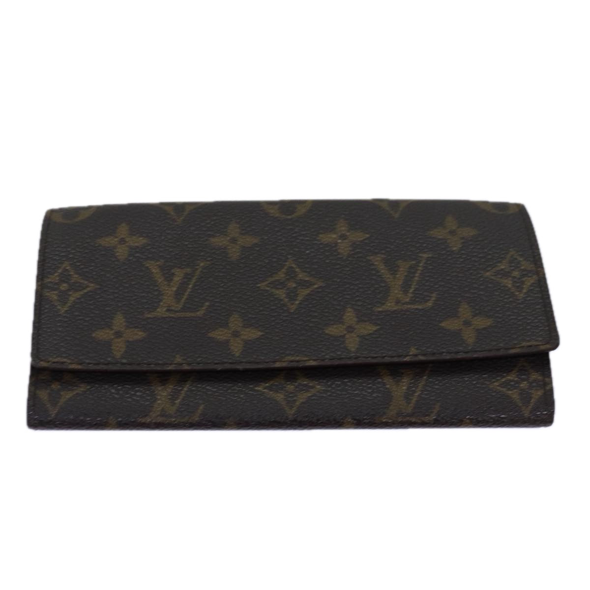 LOUIS VUITTON Monogram Wallet 7Set Brown LV Auth fm3678