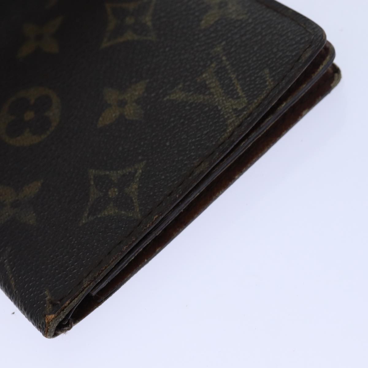 LOUIS VUITTON Monogram Wallet 7Set Brown LV Auth fm3678