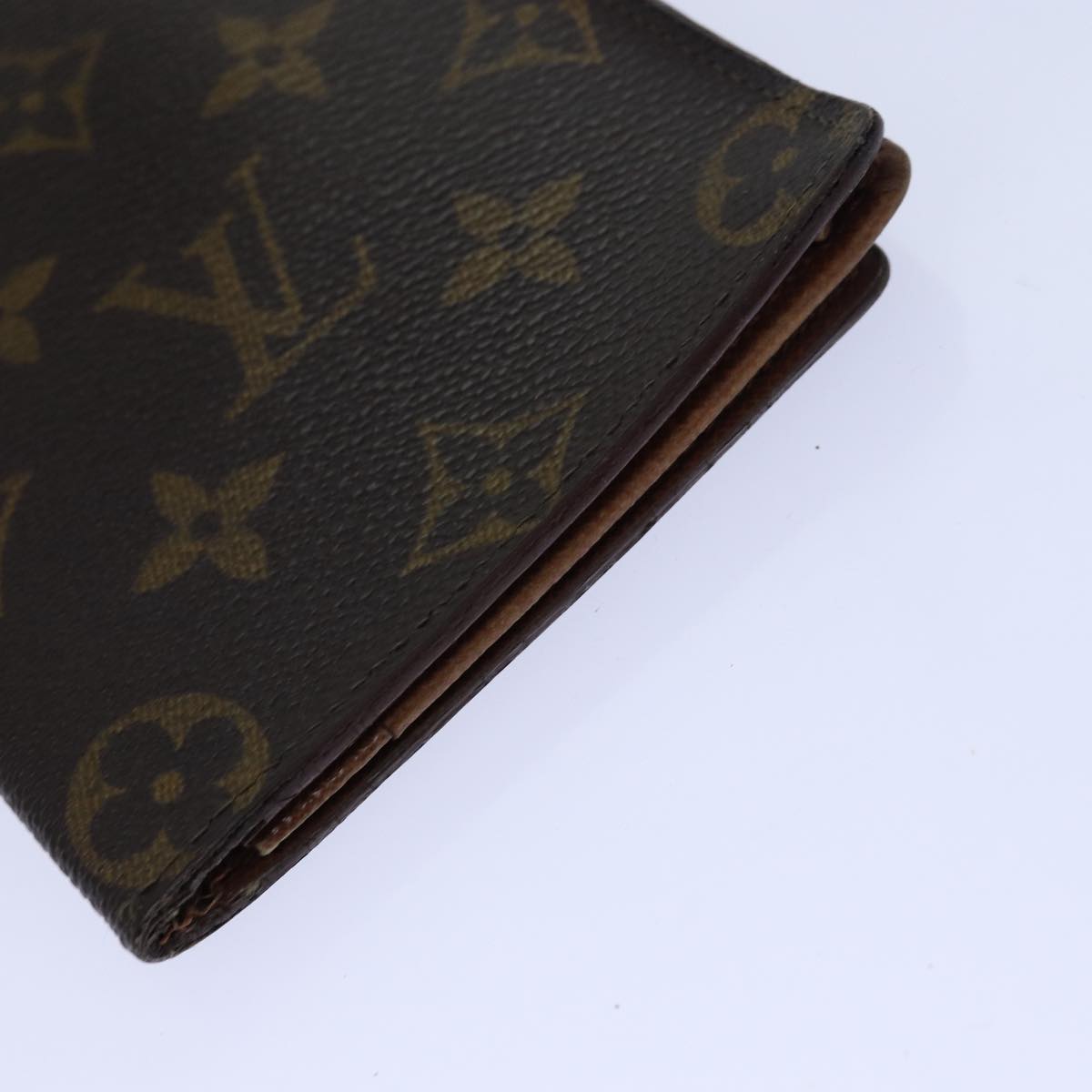 LOUIS VUITTON Monogram Wallet 7Set Brown LV Auth fm3678