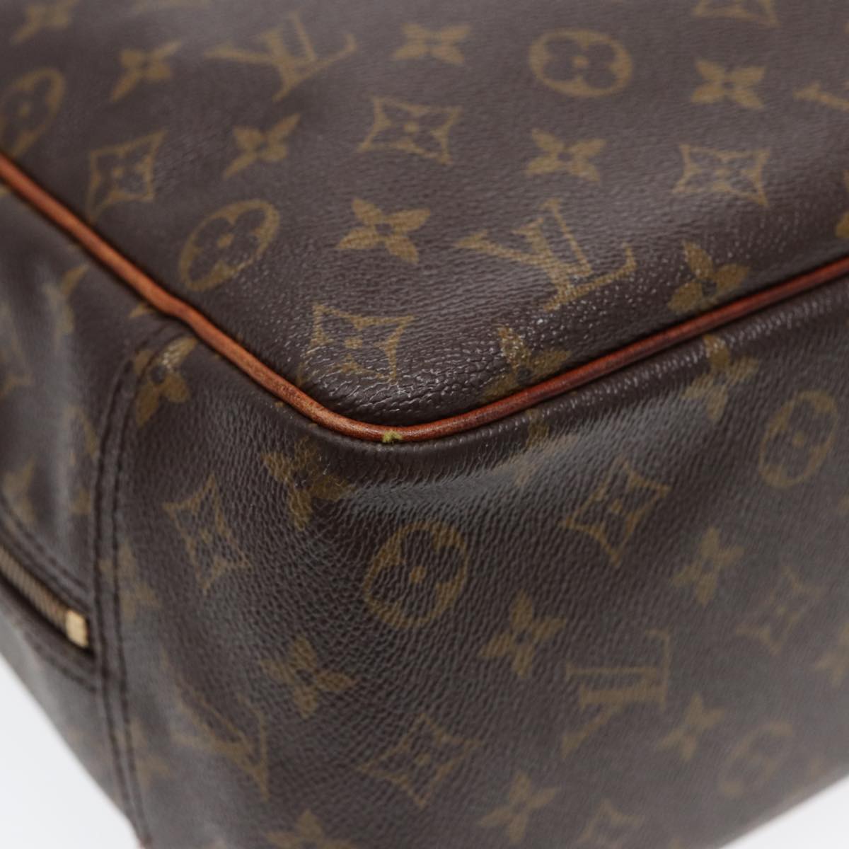 LOUIS VUITTON Monogram Deauville Hand Bag M47270 LV Auth fm3738