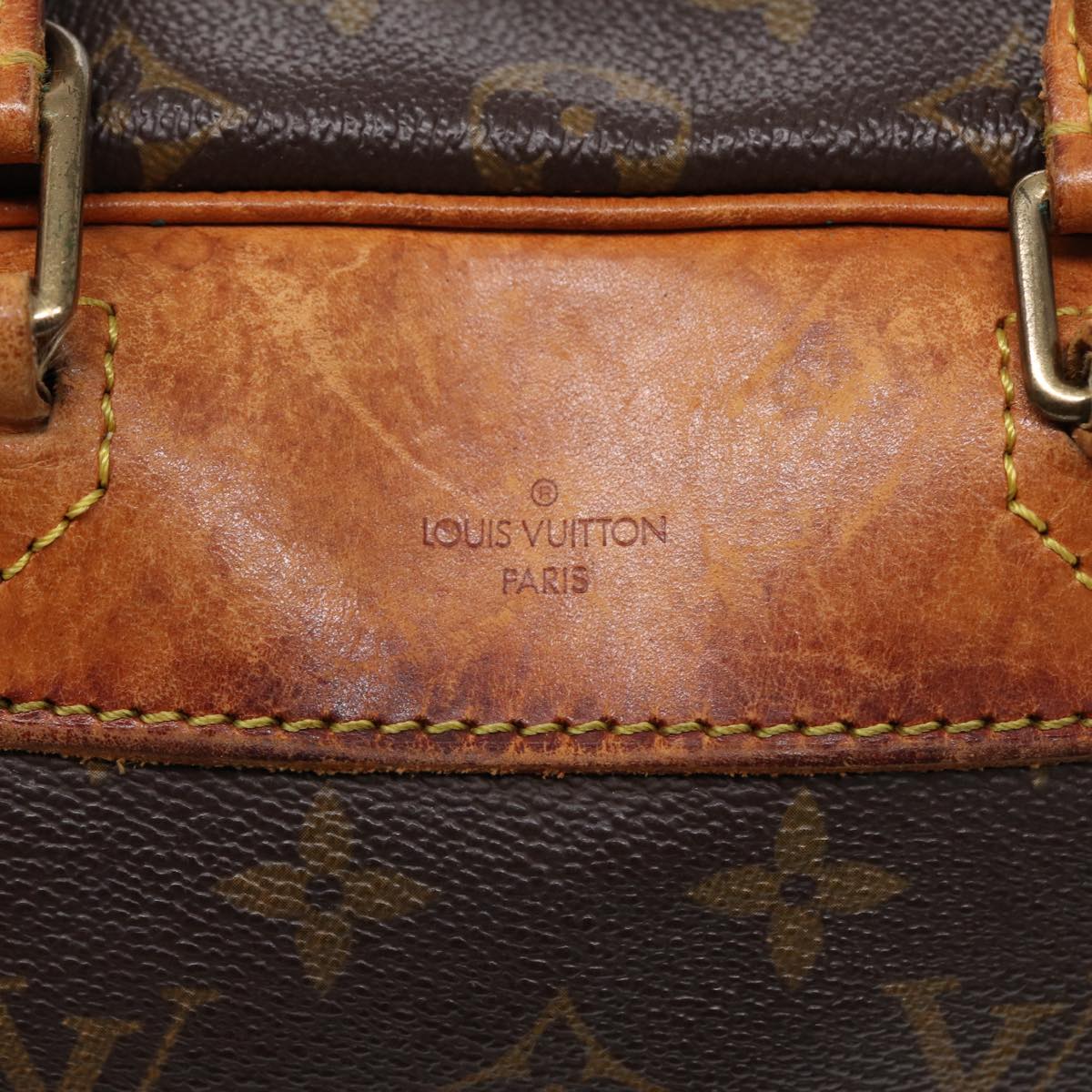 LOUIS VUITTON Monogram Deauville Hand Bag M47270 LV Auth fm3738