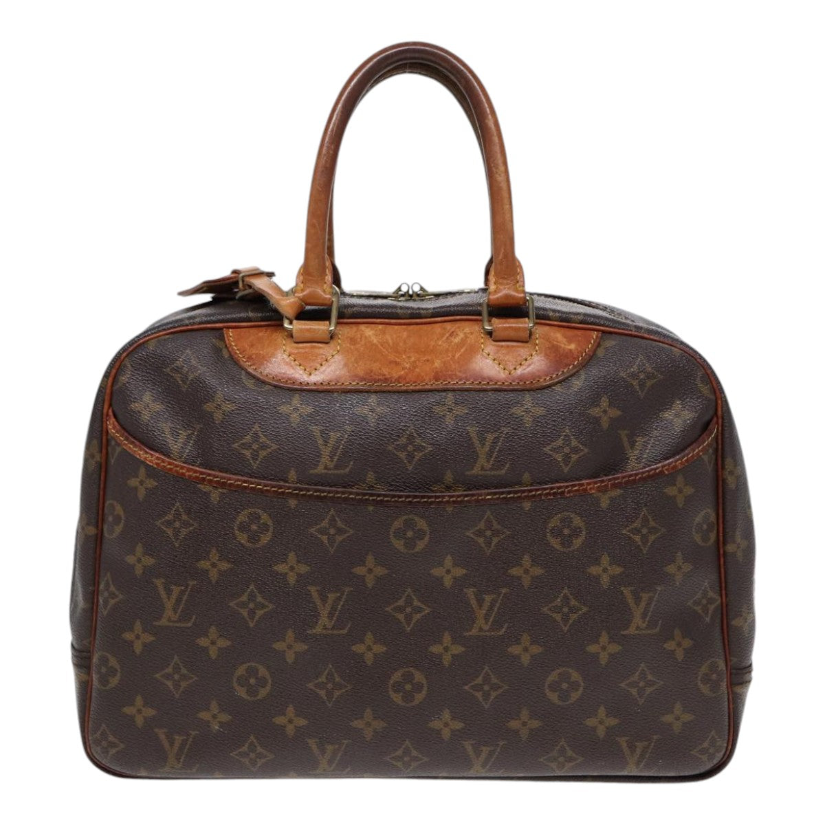 LOUIS VUITTON Monogram Deauville Hand Bag M47270 LV Auth fm3738