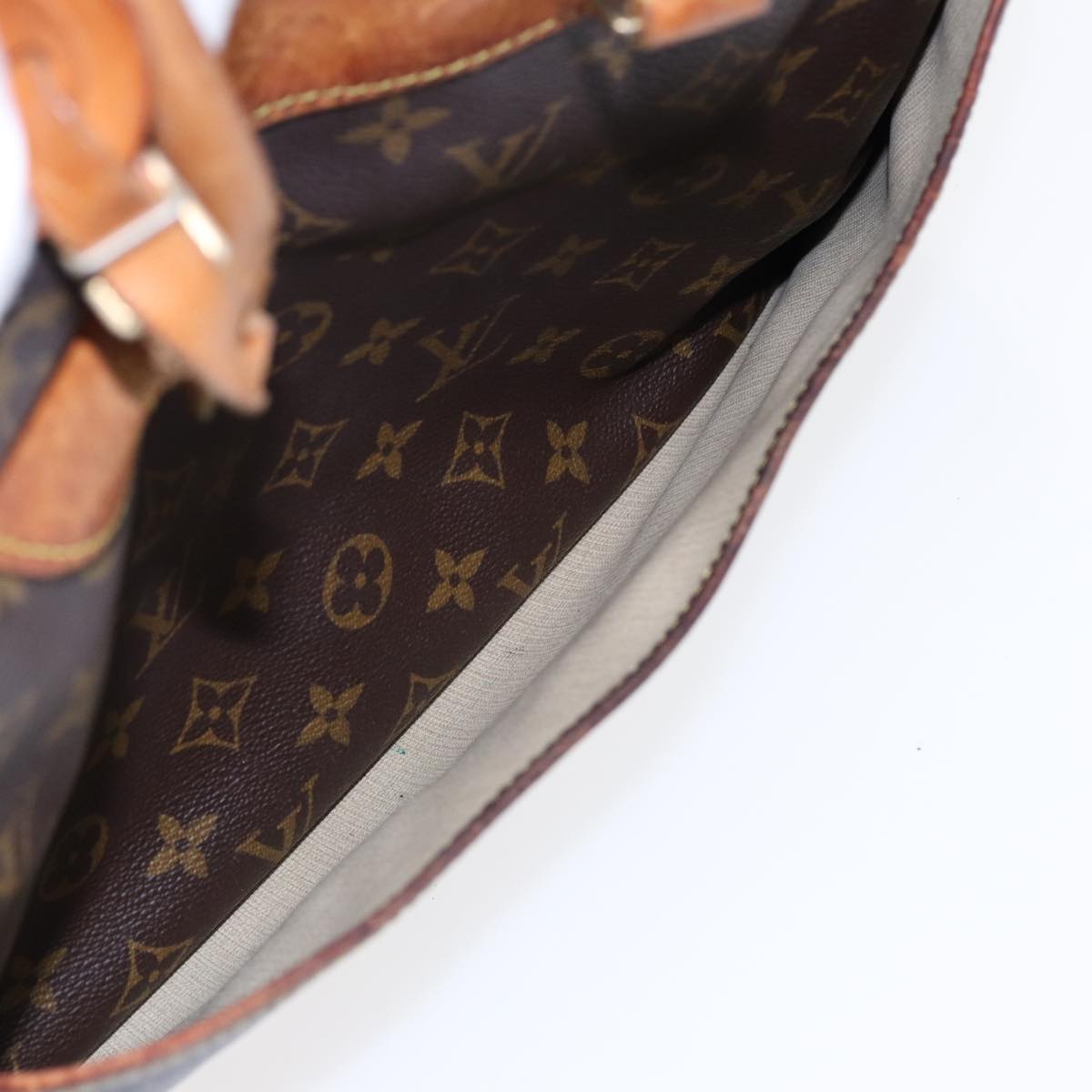 LOUIS VUITTON Monogram Deauville Hand Bag M47270 LV Auth fm3738