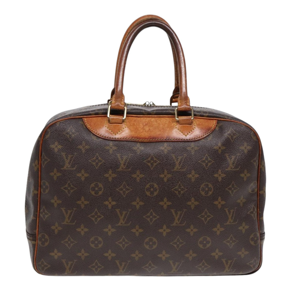 LOUIS VUITTON Monogram Deauville Hand Bag M47270 LV Auth fm3738