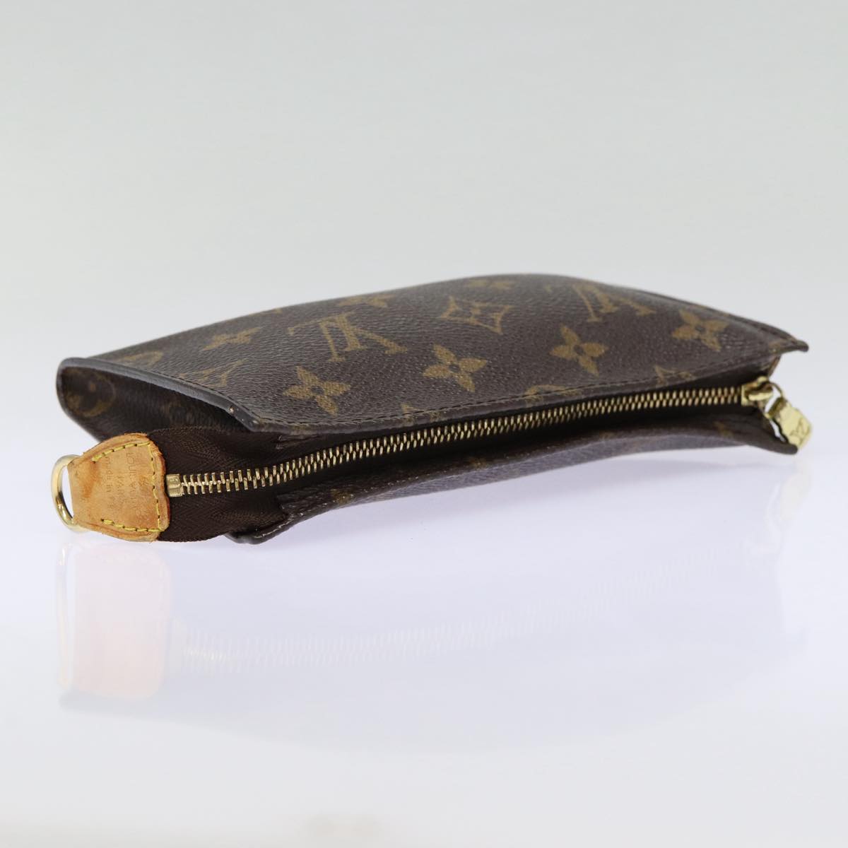 LOUIS VUITTON Monogram Bucket PM Accessory Pouch LV Auth fm3757