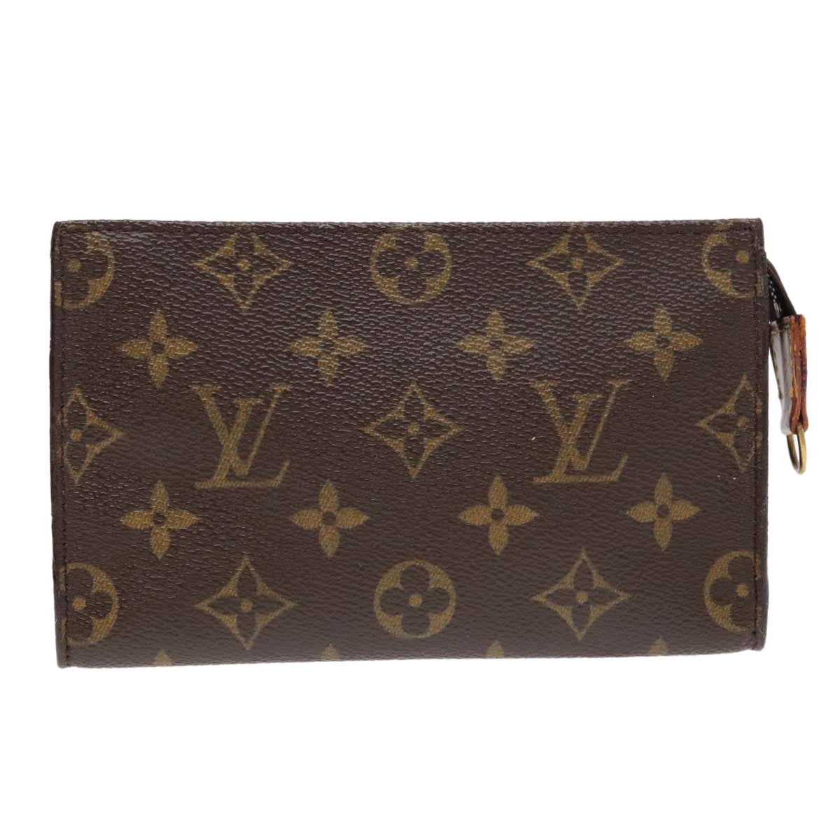 LOUIS VUITTON Monogram Bucket PM Accessory Pouch LV Auth fm3819